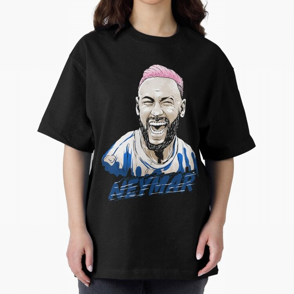neymar superstar in paris Oversized T-Shirt Create FIFA World Cup 2026 Group Stage for Fans of Messi, CR7 and Mbappe and England, Bringing Football Passion, Legendary Performances, Festival Vibes and Supporter Community; Ideal for Passionate Fans