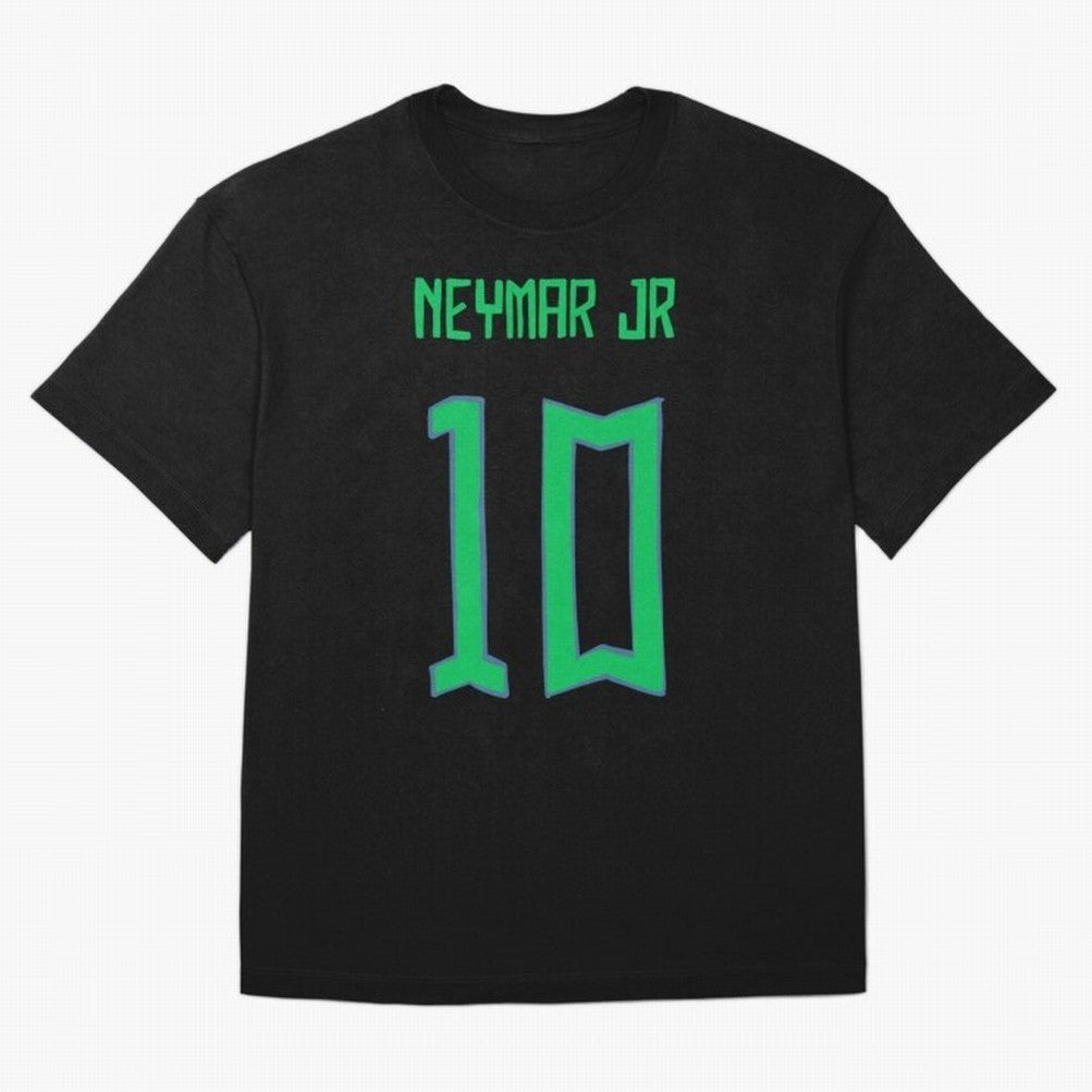 Neymar Jr #10 (Brazil) Oversized T-Shirt Support Iconic Players in FIFA World Cup 2026 Spirit, Built around Argentina, France and Brazil, Neymar, Haaland and Cristiano Ronaldo, Football Passion, Legendary Performances, Festival Vibes and Supporter