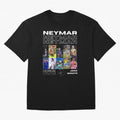 Neymar Jr. Collage Classic T-Shirt Back the Journey through Global Football Passion for FIFA World Cup 2026, Inspired by Neymar, Haaland and Cristiano Ronaldo, Argentina, France and Brazil, Football History, Final Match Energy, Crowd Noise and Once