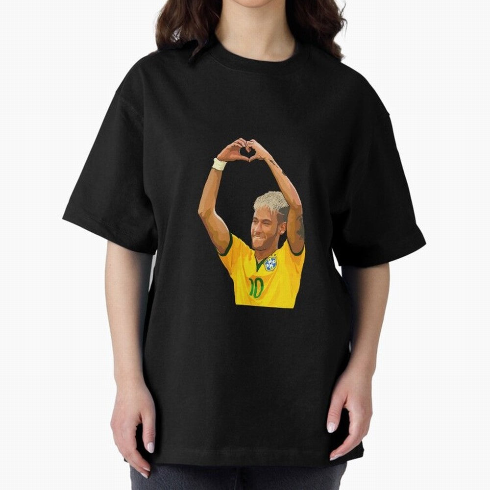 Love Soccer Oversized T-Shirt Elevate the FIFA World Cup 2026 Journey through CR7 and Messi Highlights, Argentina and Brazil Pride, Sports Nostalgia, International Competition, Famous Players and Unforgettable Victories; Perfect for Supporters Who