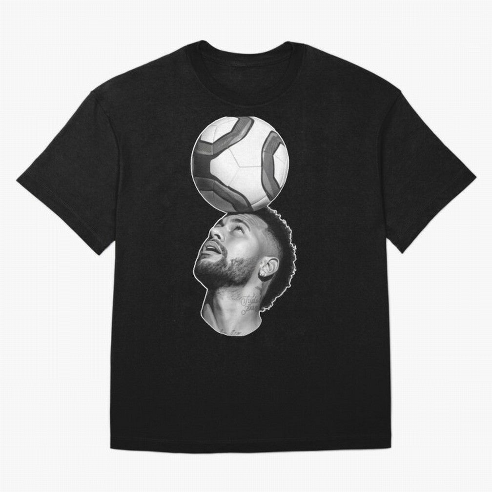Neymar Jr. ¨C The Art of Balance Oversized T-Shirt Bring Bold Fan Energy to FIFA World Cup 2026 USA Canada Mexico Spirit, Celebrating Portugal, Spain and Germany, Messi and Cristiano Ronaldo, Retro Football Energy, Iconic Rivalries, Trophy Chase