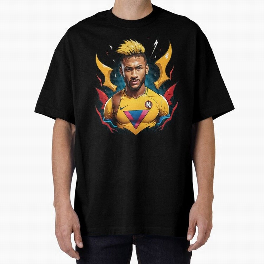 Neymar Jr illustration Classic T-Shirt Bring Retro Soccer Energy to Global Football Passion for FIFA World Cup 2026, Built around Neymar, Haaland and Cristiano Ronaldo, Spain and Netherlands, Fan Favorite Moments, National Team Passion, Big Match