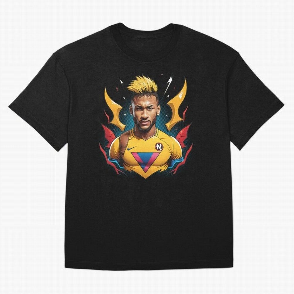 Neymar Jr illustration Classic T-Shirt Bring Retro Soccer Energy to Global Football Passion for FIFA World Cup 2026, Built around Neymar, Haaland and Cristiano Ronaldo, Spain and Netherlands, Fan Favorite Moments, National Team Passion, Big Match