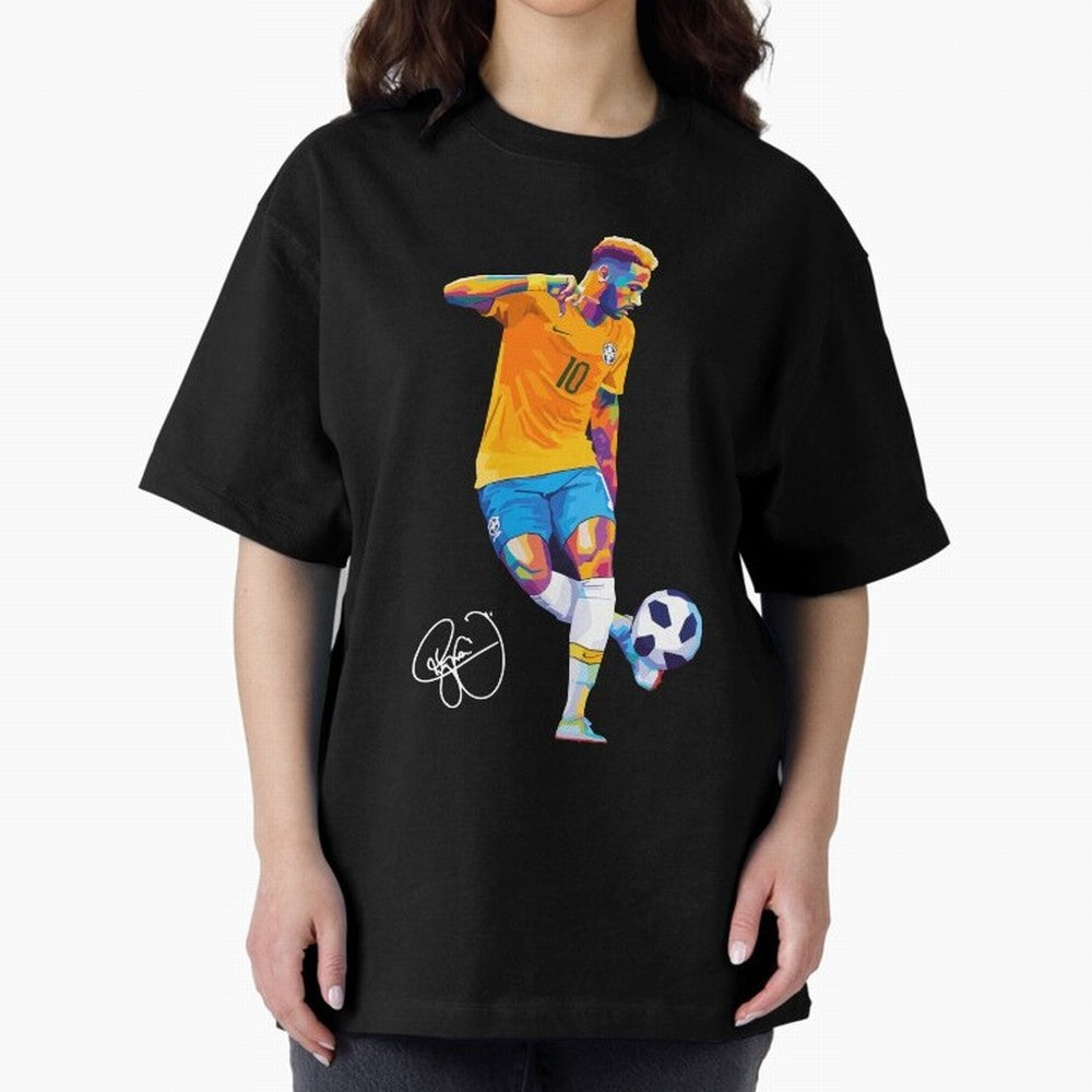 Neymar Jr Footballer Wpap Art Classic T-Shirt Represent Football Lovers during FIFA World Cup 2026 USA Canada Mexico for Fans of Mbappe and Brazil, Bringing Supporter Pride, Iconic Celebrations, Legendary Names and Global Match Day Energy; Ideal