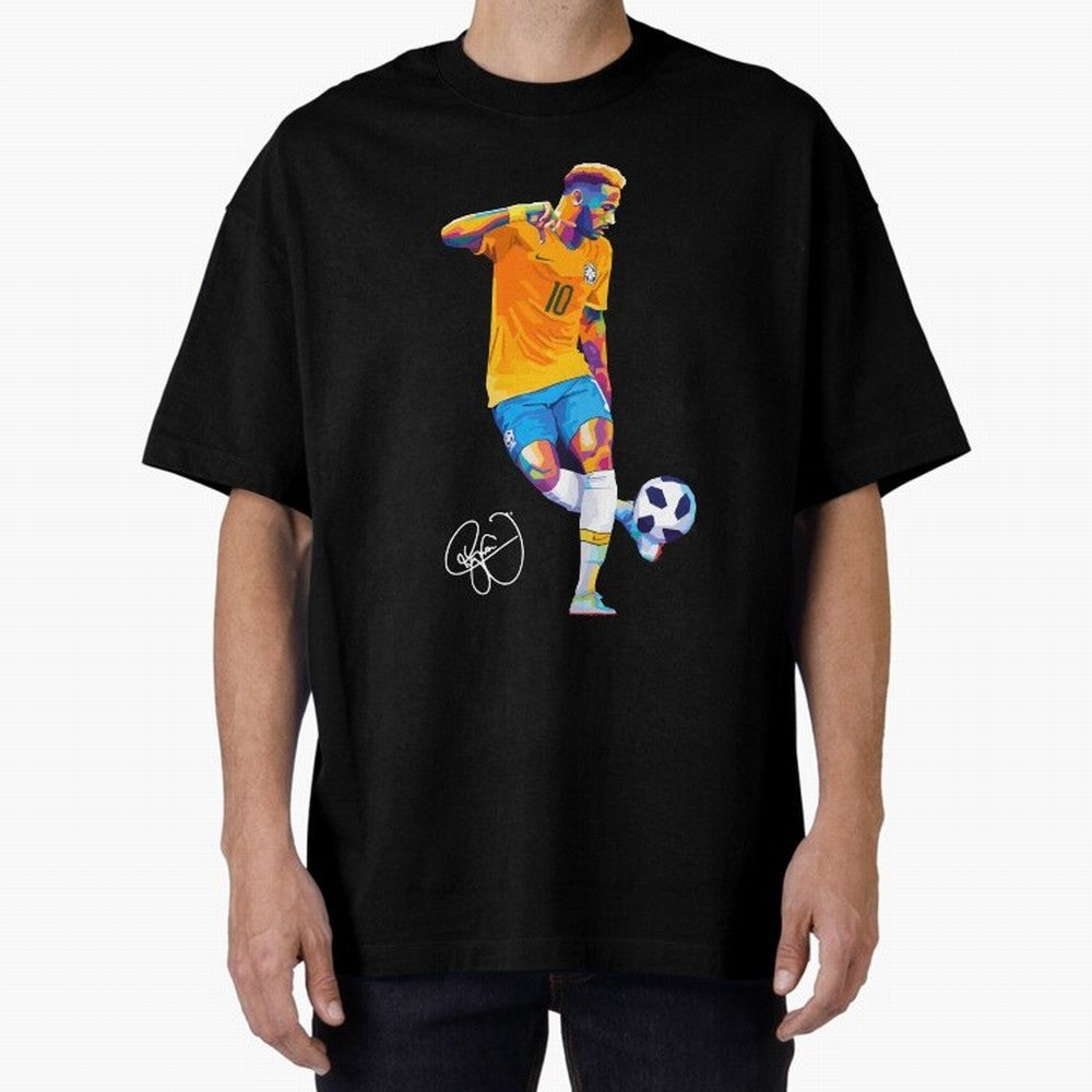 Neymar Jr Footballer Wpap Art Classic T-Shirt Represent Football Lovers during FIFA World Cup 2026 USA Canada Mexico for Fans of Mbappe and Brazil, Bringing Supporter Pride, Iconic Celebrations, Legendary Names and Global Match Day Energy; Ideal