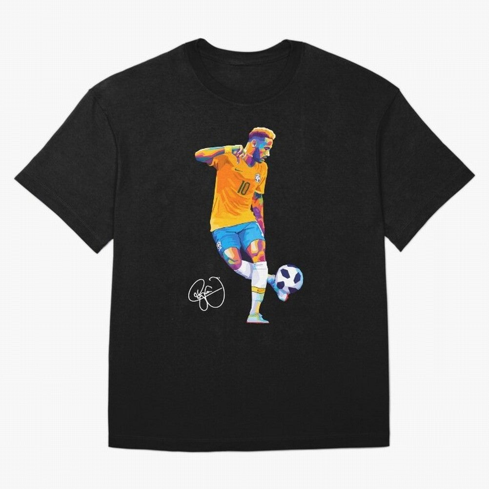 Neymar Jr Footballer Wpap Art Classic T-Shirt Represent Football Lovers during FIFA World Cup 2026 USA Canada Mexico for Fans of Mbappe and Brazil, Bringing Supporter Pride, Iconic Celebrations, Legendary Names and Global Match Day Energy; Ideal
