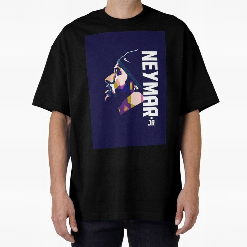 Neymar Jr Art Print Navy Classic T-Shirt Step into FIFA World Cup 2026 Capturing Messi, CR7 and Mbappe, England and Germany Energy, Soccer Culture, Superstar Moments, National Team Dreams and Competitive Fire; Ideal for Passionate Fans Who Love