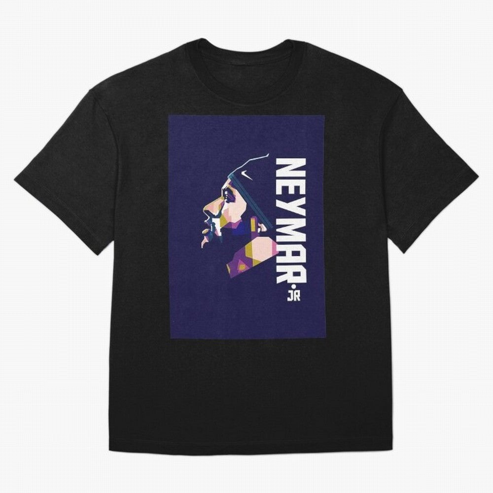 Neymar Jr Art Print Navy Classic T-Shirt Step into FIFA World Cup 2026 Capturing Messi, CR7 and Mbappe, England and Germany Energy, Soccer Culture, Superstar Moments, National Team Dreams and Competitive Fire; Ideal for Passionate Fans Who Love