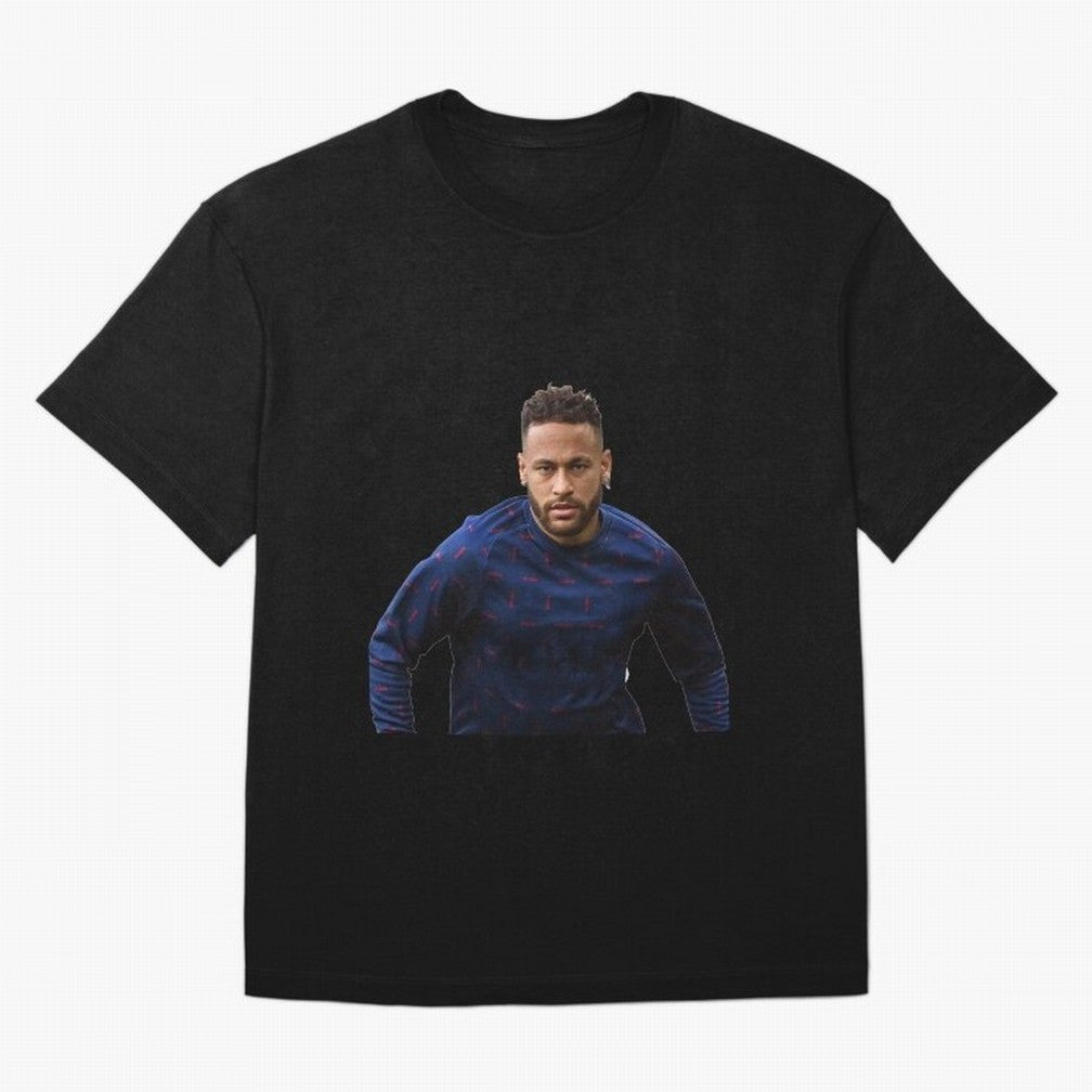 Neymar Junior Sticker Oversized T-Shirt Stand with FIFA World Cup 2026 with Messi, CR7 and Mbappe, England, France and Netherlands Energy, Classic Soccer Heritage, Championship Pressure, Fan Loyalty and International Pride; Perfect for Supporters