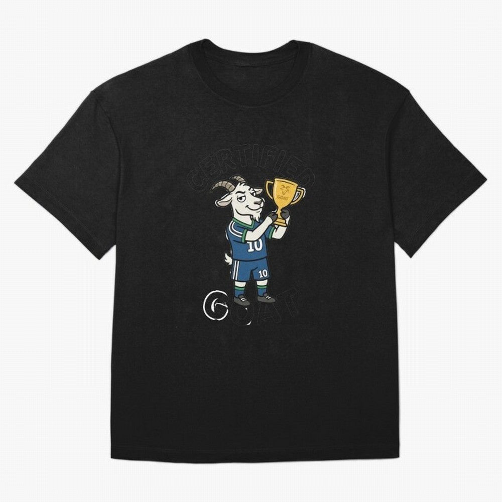 Certified G.O.A.T Classic T-Shirt Show Your Stadium Side during the FIFA World Cup 2026 USA Canada Mexico Journey through Messi Highlights, Spain Pride, Championship Spirit, Famous Goals, Roaring Crowds and International Football Unity; Perfect for