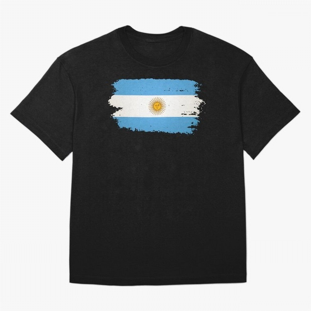 ARGENTINIAN FLAG PRINT Oversized T-Shirt Relive the Noise and Pride of FIFA World Cup 2026 Inspired by Messi, CR7 and Mbappe, Argentina and Brazil Energy, Classic Soccer Heritage, Championship Pressure, Fan Loyalty and International Pride; Perfect