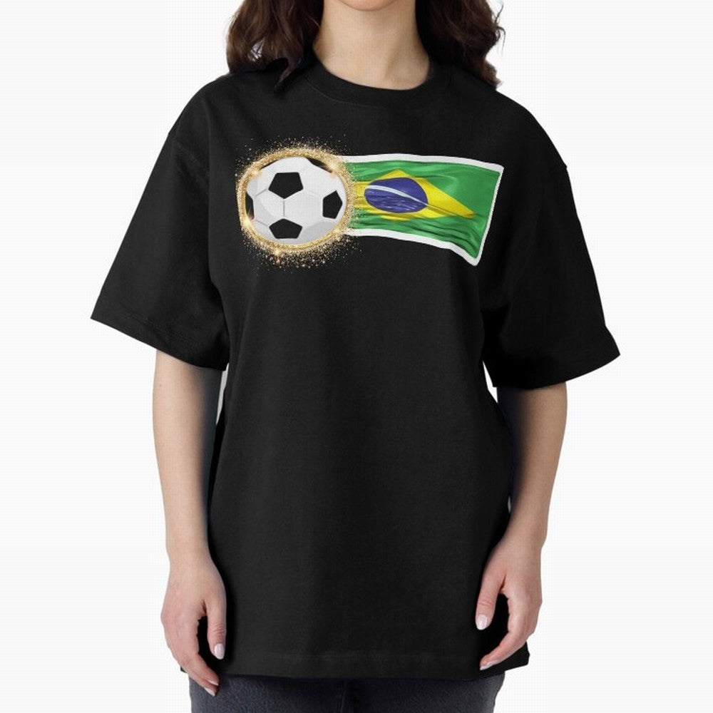 BRAZIL - BRAZILIAN FOOTBALL STICKER Classic T-Shirt Remember Global Football Passion for FIFA World Cup 2026 USA Canada Mexico, Driven by Cristiano Ronaldo, Haaland and CR7, Spain, Game Day Rituals, Football Legends, Country Pride and the Road to