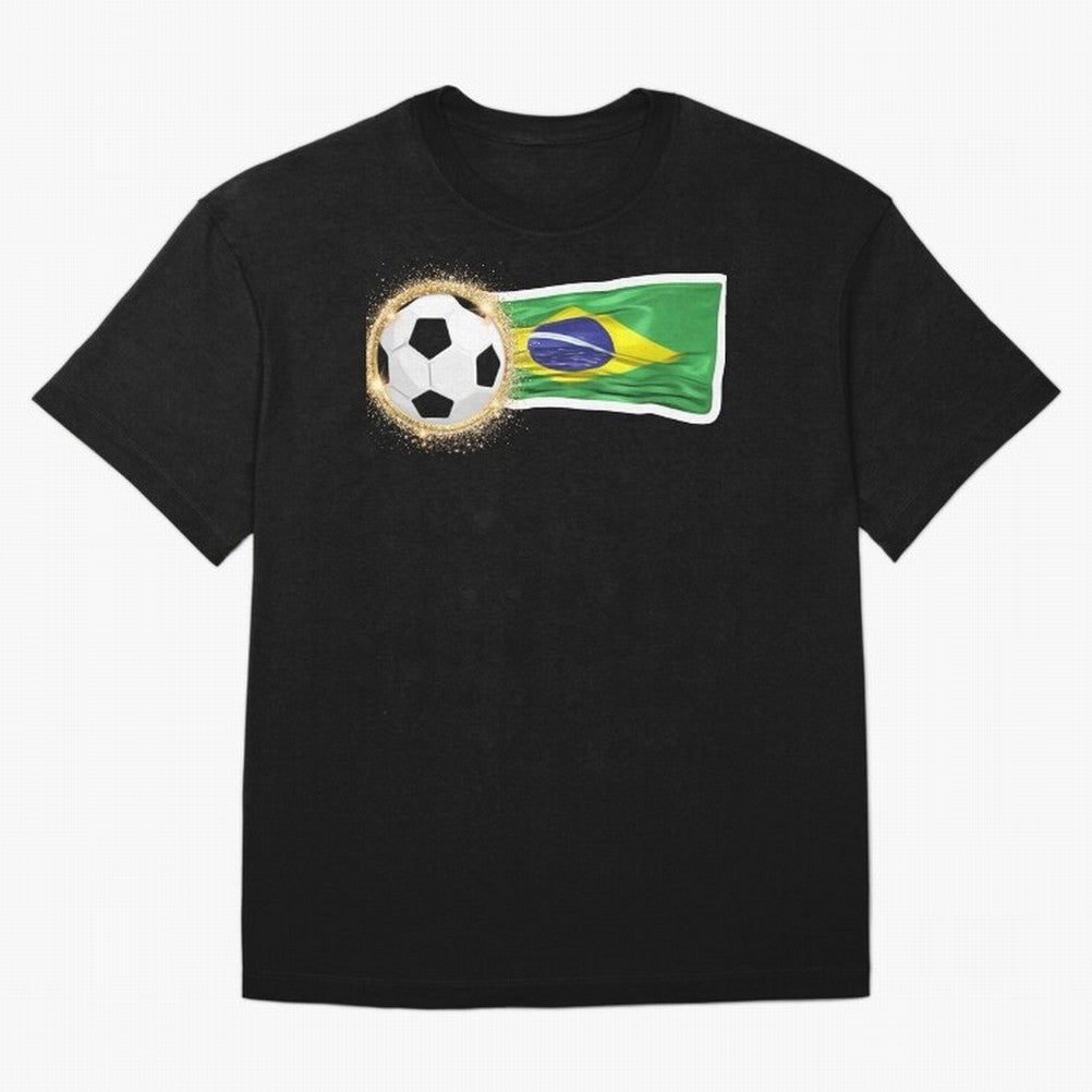 BRAZIL - BRAZILIAN FOOTBALL STICKER Classic T-Shirt Remember Global Football Passion for FIFA World Cup 2026 USA Canada Mexico, Driven by Cristiano Ronaldo, Haaland and CR7, Spain, Game Day Rituals, Football Legends, Country Pride and the Road to