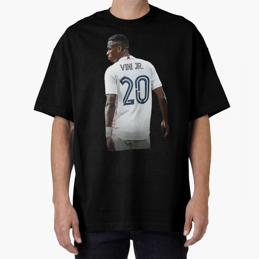 Vinicius Jr 20 - Madrid Classic T-Shirt Celebrate the Stars of FIFA World Cup 2026 Group Stage Highlighting Messi, Neymar and Mbappe, Brazil, Portugal and Argentina Energy, Sports Nostalgia, International Competition, Famous Players and