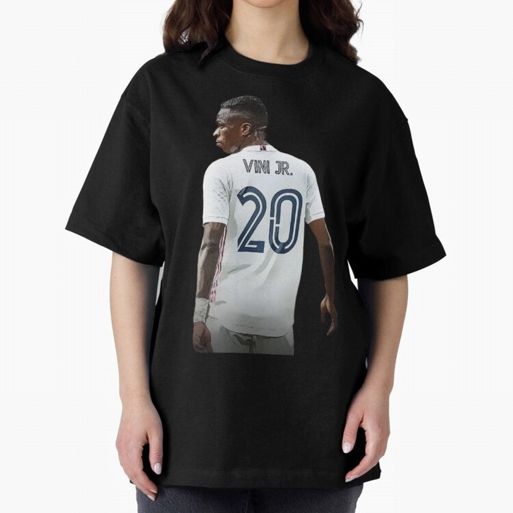 Vinicius Jr 20 - Madrid Classic T-Shirt Celebrate the Stars of FIFA World Cup 2026 Group Stage Highlighting Messi, Neymar and Mbappe, Brazil, Portugal and Argentina Energy, Sports Nostalgia, International Competition, Famous Players and