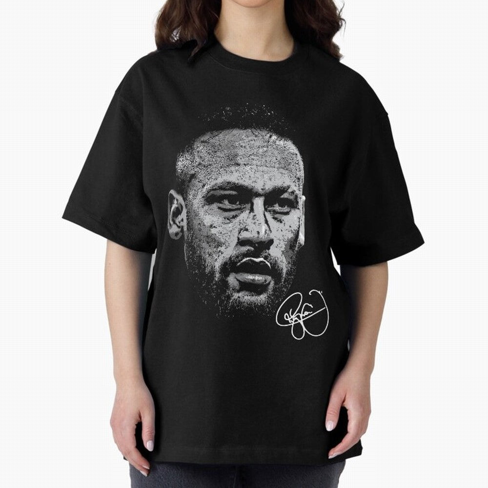 Neymar Signed Oversized T-Shirt Celebrate Soccer Greatness during the FIFA World Cup 2026 Group Stage Journey through Cristiano Ronaldo, Haaland and CR7 Highlights, Netherlands Pride, Championship Spirit, Famous Goals, Roaring Crowds and