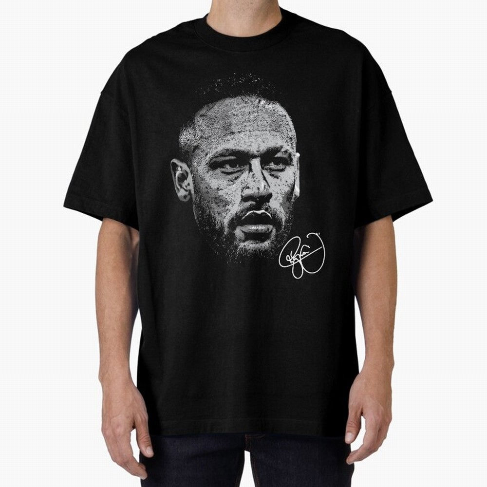 Neymar Signed Oversized T-Shirt Celebrate Soccer Greatness during the FIFA World Cup 2026 Group Stage Journey through Cristiano Ronaldo, Haaland and CR7 Highlights, Netherlands Pride, Championship Spirit, Famous Goals, Roaring Crowds and