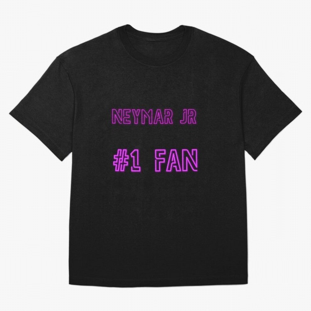 Neymar Jr #1 fan Oversized T-Shirt Show Passion for the Stars of the FIFA World Cup 2026 Journey through Mbappe and Neymar Highlights, France and Portugal Pride, Classic Soccer Heritage, Championship Pressure, Fan Loyalty and International Pride;