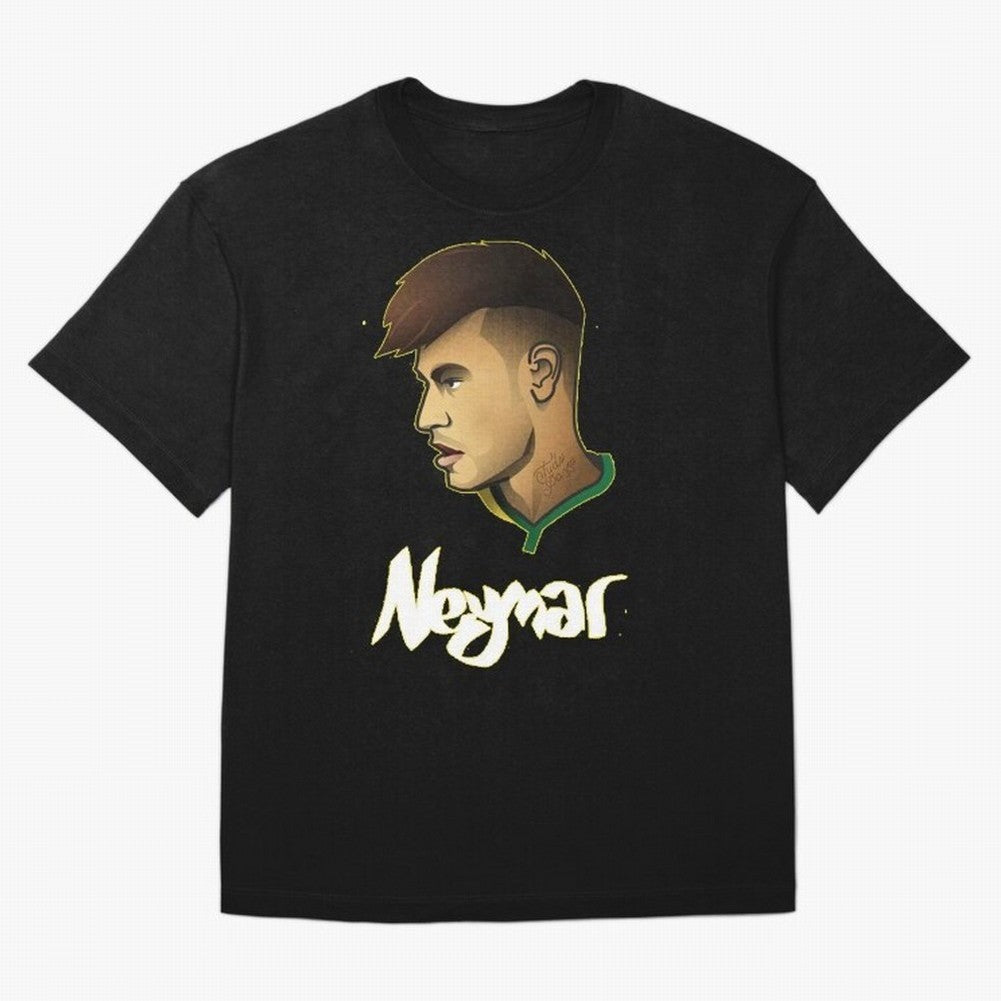 Neymar jr Team Brazil Oversized T-Shirt Share Match Day Hype around FIFA World Cup 2026 USA Canada Mexico, Mbappe, Argentina and Brazil, Worldwide Fan Energy, Dramatic Goals, Stadium Lights and Championship Celebrations; Great for Watch Parties,