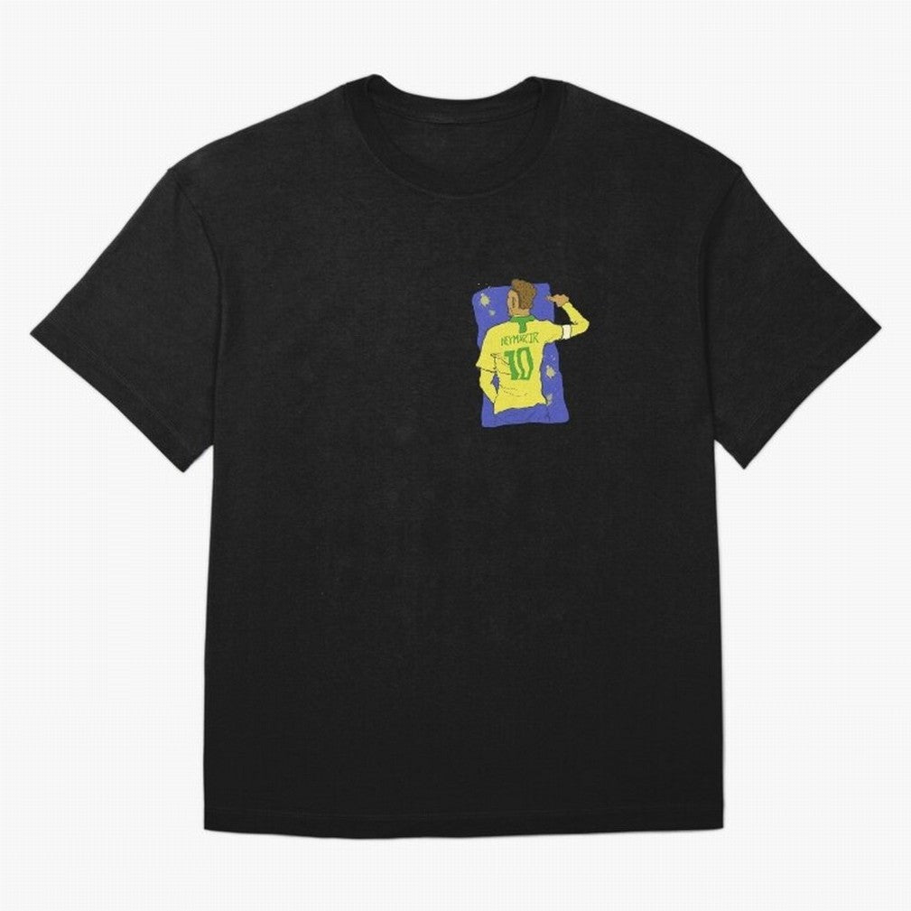 Neymar Jr. in Brazilian Glory Oversized T-Shirt Show Championship Spirit for Match Day Hype around FIFA World Cup 2026 USA Canada Mexico, CR7 and Messi, England and Germany, Football Passion, Legendary Performances, Festival Vibes and Supporter