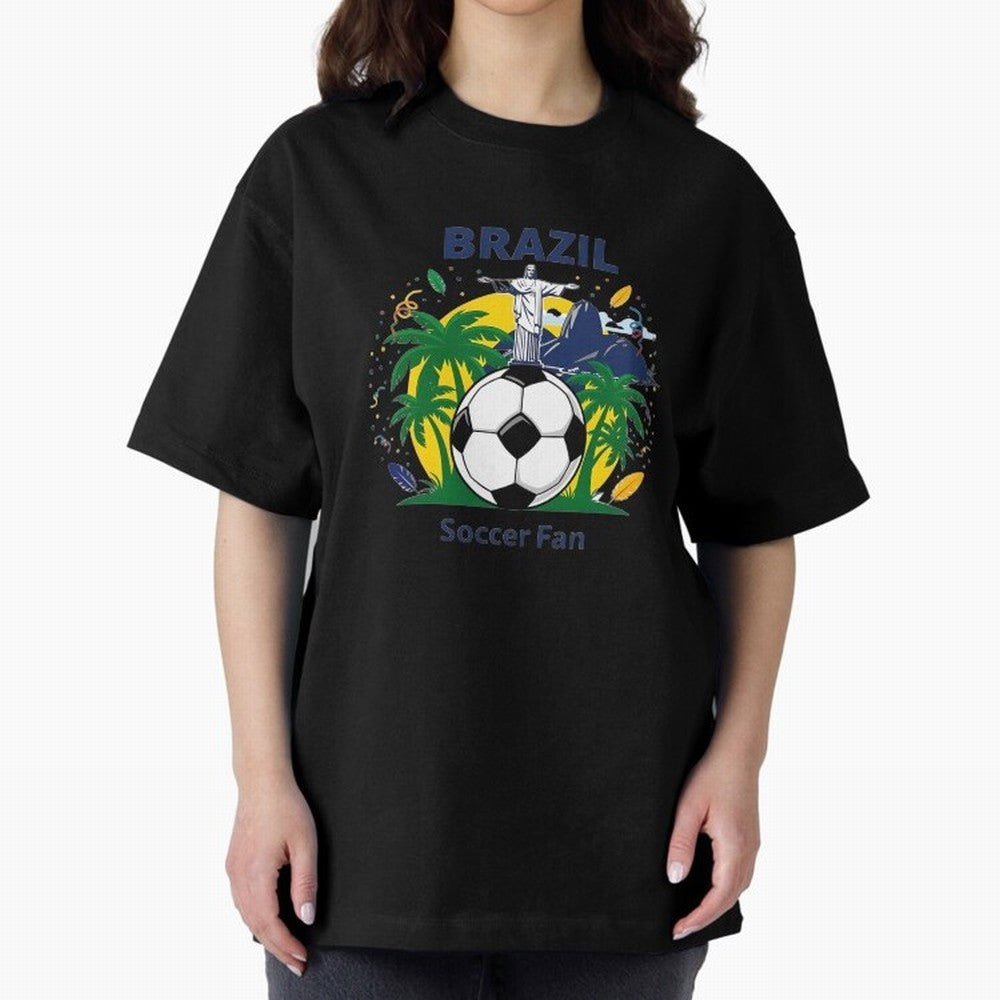 Brazil Soccer Fan T-shirt Classic T-Shirt Show Match Day Excitement for FIFA World Cup 2026 Featuring Messi, CR7 and Mbappe, Netherlands Energy, Tournament Hype, Historic Matchups, Family Viewing Parties and Global Sports Pride; Ideal for Fans Who