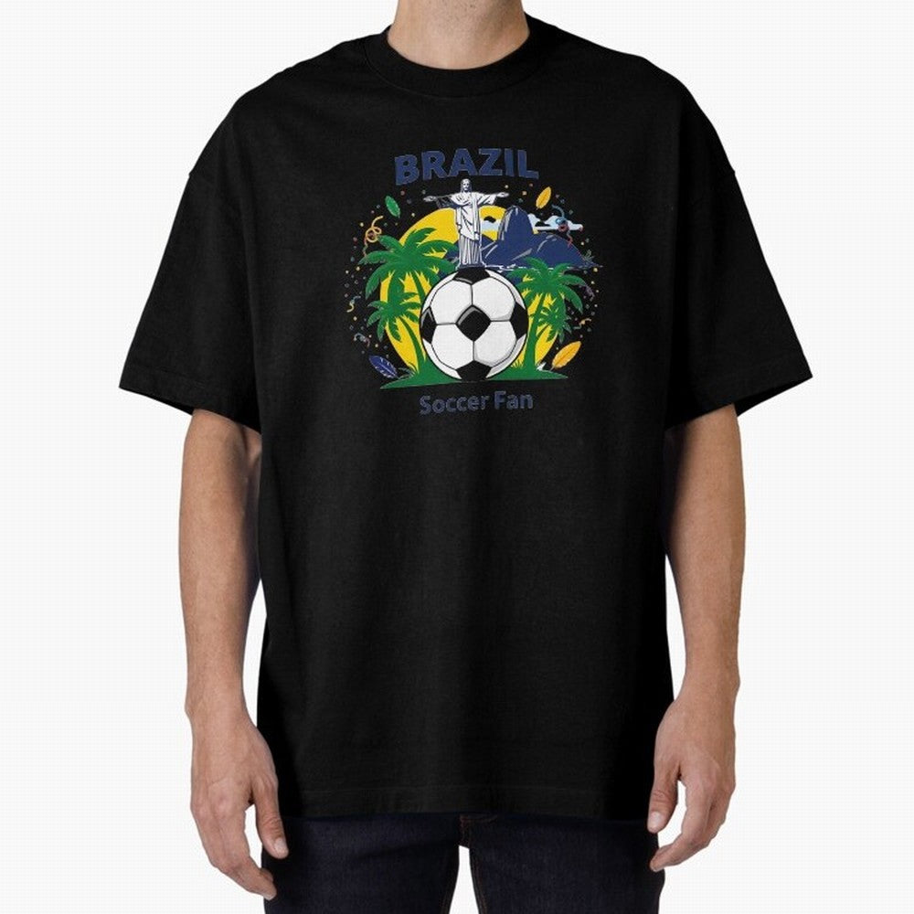 Brazil Soccer Fan T-shirt Classic T-Shirt Show Match Day Excitement for FIFA World Cup 2026 Featuring Messi, CR7 and Mbappe, Netherlands Energy, Tournament Hype, Historic Matchups, Family Viewing Parties and Global Sports Pride; Ideal for Fans Who