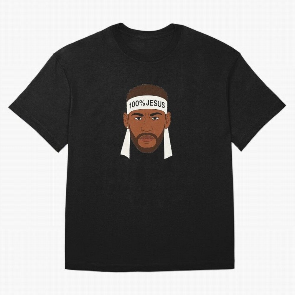100% JESUS Neymar Inspired Minimalist Art Oversized T-Shirt Show Championship Spirit for FIFA World Cup 2026 Highlighting Messi, Brazil, Portugal and Argentina Energy, Stadium Chants, National Pride, Trophy Dreams and Unforgettable Football