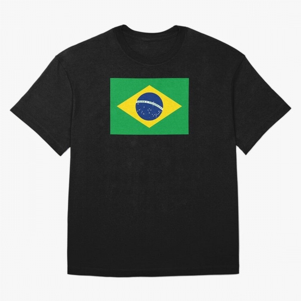 Brazil Classic T-Shirt Enjoy Global Football Passion for FIFA World Cup 2026, Highlighting Neymar, Haaland and Cristiano Ronaldo, Brazil, Portugal and Argentina, Vintage Soccer Flavor, Modern Football Stars, National Flags and Final Night Emotion;