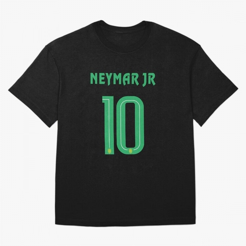 Brazil Neymar Jr 10 Shirt 2022-2023 Custom print Classic T-Shirt Honor the Football Icons of Match Day Hype around FIFA World Cup 2026 Group Stage, CR7 and Messi, Argentina and Brazil, Supporter Pride, Iconic Celebrations, Legendary Names and