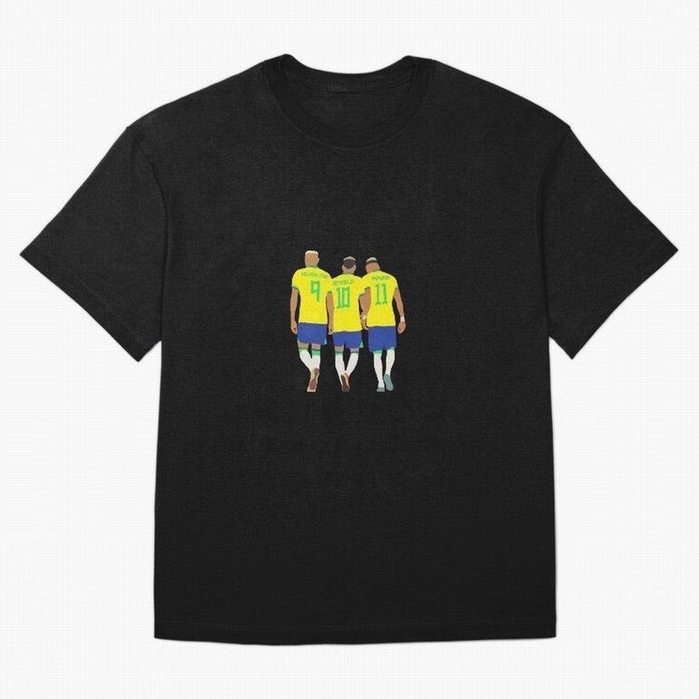 brazil soccer players Oversized T-Shirt Bring Trophy Dreams to the FIFA World Cup 2026 USA Canada Mexico Journey through Mbappe Highlights, England Pride, Soccer Culture, Superstar Moments, National Team Dreams and Competitive Fire; Great for Watch