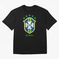 Brasil Soccer Flag Team Brazil Support Gift Classic T-Shirt Turn Up for FIFA World Cup 2026 USA Canada Mexico with Messi, Neymar and Mbappe, Argentina and Brazil Energy, Classic Soccer Heritage, Championship Pressure, Fan Loyalty and International