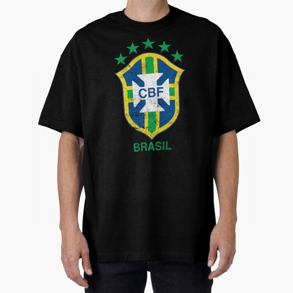 Brasil Soccer Flag Team Brazil Support Gift Classic T-Shirt Turn Up for FIFA World Cup 2026 USA Canada Mexico with Messi, Neymar and Mbappe, Argentina and Brazil Energy, Classic Soccer Heritage, Championship Pressure, Fan Loyalty and International