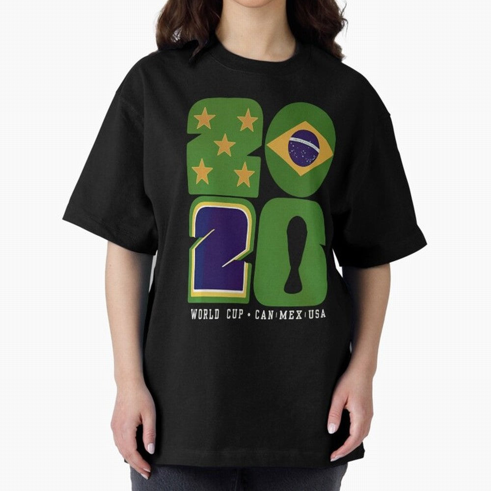 Brazil Football World Cup 2026 - Can Mex Usa Typography Essential T-Shirt Make Every Match About FIFA World Cup 2026 Group Stage Spirit, Highlighting France and Portugal, Cristiano Ronaldo, Fan Favorite Moments, National Team Passion, Big Match