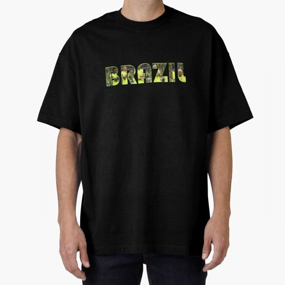 Brazil World Cup T shirt & Stickers Classic T-Shirt Embrace the FIFA World Cup 2026 Group Stage Journey through Mbappe and Neymar Highlights, Argentina, France and Brazil Pride, Global Supporter Spirit, Legendary Goals, National Colors and