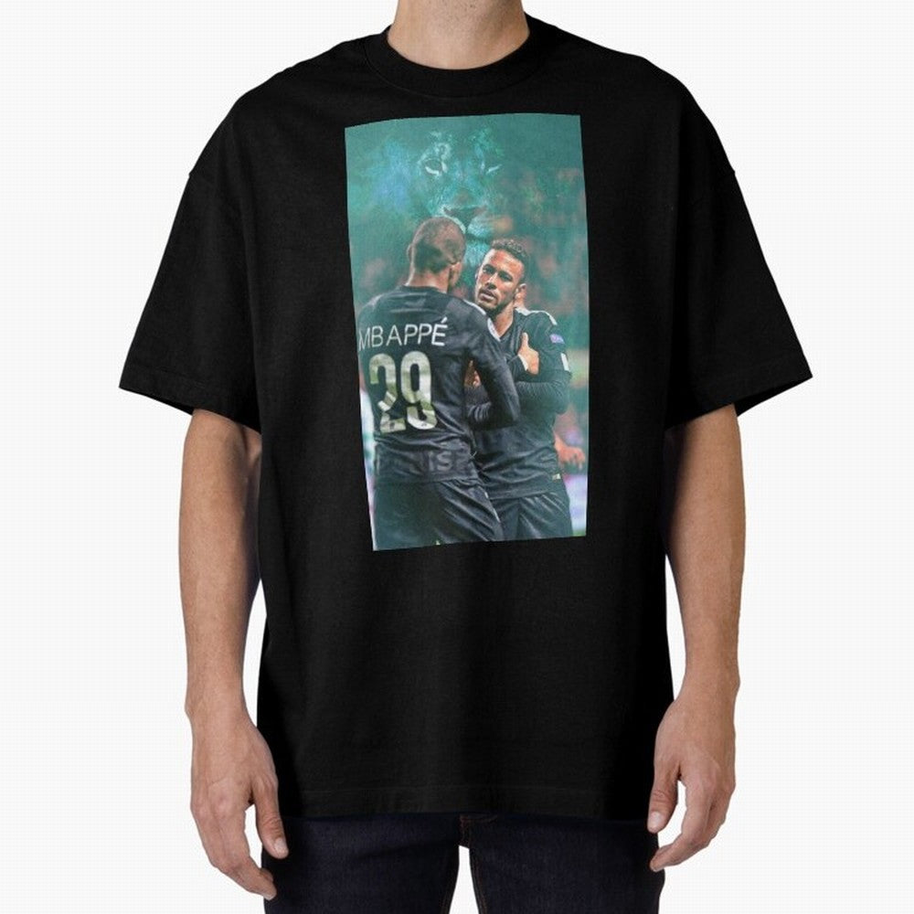 Art Neymar Wallpaper Oversized T-Shirt Carry National Pride through FIFA World Cup 2026 with Messi, Neymar and Mbappe, Brazil, Portugal and Argentina Energy, Game Day Rituals, Football Legends, Country Pride and the Road to the Final; Perfect for