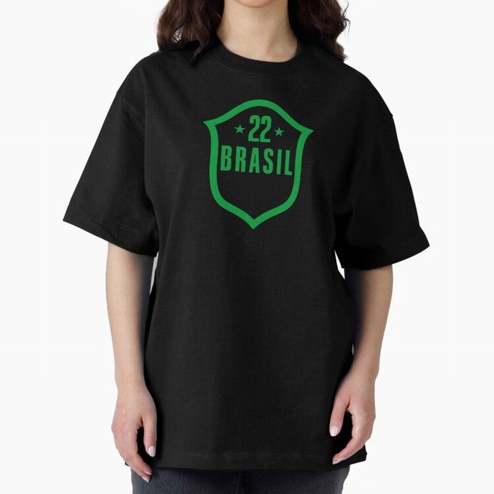 BRASIL 22 Classic T-Shirt Bring Champion Energy into FIFA World Cup 2026 Group Stage Spirit, Capturing France and Portugal, Messi, Neymar and Mbappe, Sports Nostalgia, International Competition, Famous Players and Unforgettable Victories; Great for