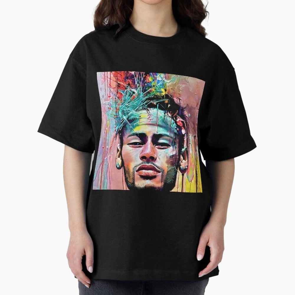 Colorful Neymar Oversized T-Shirt Feel the Heartbeat of FIFA World Cup 2026 Group Stage for Fans of Messi and Cristiano Ronaldo and England, France and Netherlands, Bringing Tournament Hype, Historic Matchups, Family Viewing Parties and Global