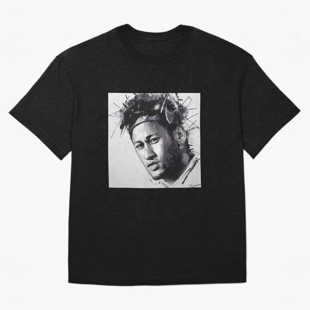 black and white Neymar Classic T-Shirt Join Supporters Worldwide for FIFA World Cup 2026 USA Canada Mexico for Fans of CR7 and Messi and France, Bringing Football Passion, Legendary Performances, Festival Vibes and Supporter Community; Ideal for