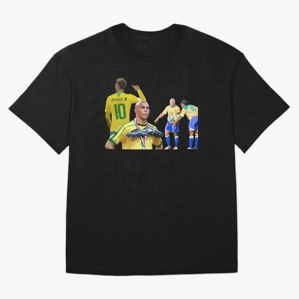 Brazilian Icons Oversized T-Shirt Turn Up for the FIFA World Cup 2026 Group Stage Journey through Haaland Highlights, England Pride, Global Supporter Spirit, Legendary Goals, National Colors and Tournament Celebration; Built for Supporters Chasing