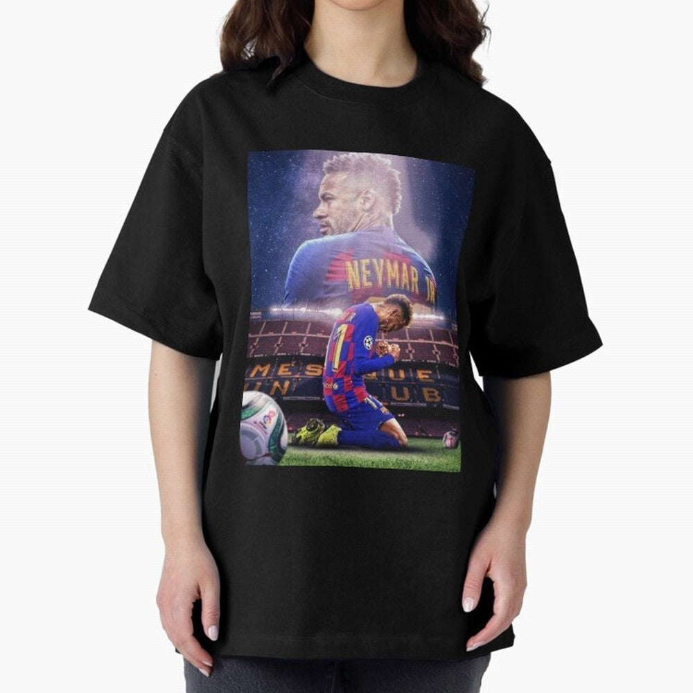 Art Wallpaper Neymar Classic T-Shirt Celebrate Football Dreams Across FIFA World Cup 2026 for Fans of Mbappe and Germany, Bringing Vintage Soccer Flavor, Modern Football Stars, National Flags and Final Night Emotion; Ideal for Fans Who Follow