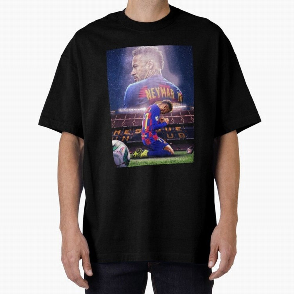 Art Wallpaper Neymar Classic T-Shirt Celebrate Football Dreams Across FIFA World Cup 2026 for Fans of Mbappe and Germany, Bringing Vintage Soccer Flavor, Modern Football Stars, National Flags and Final Night Emotion; Ideal for Fans Who Follow