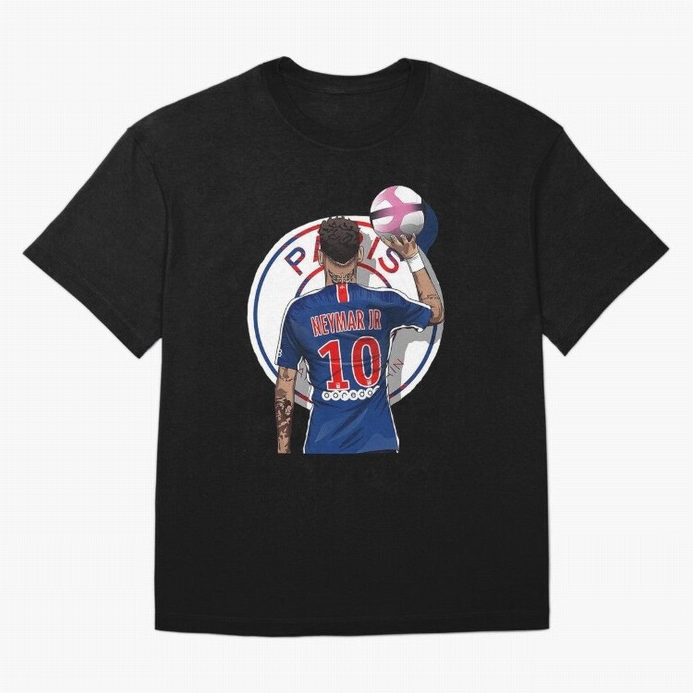 Art Neymar Illustration Classic T-Shirt Bring Global Tournament Vibes to the FIFA World Cup 2026 USA Canada Mexico Journey through Haaland Highlights, England and Germany Pride, Goal Celebration Energy, Supporter Heritage, Football Icons and