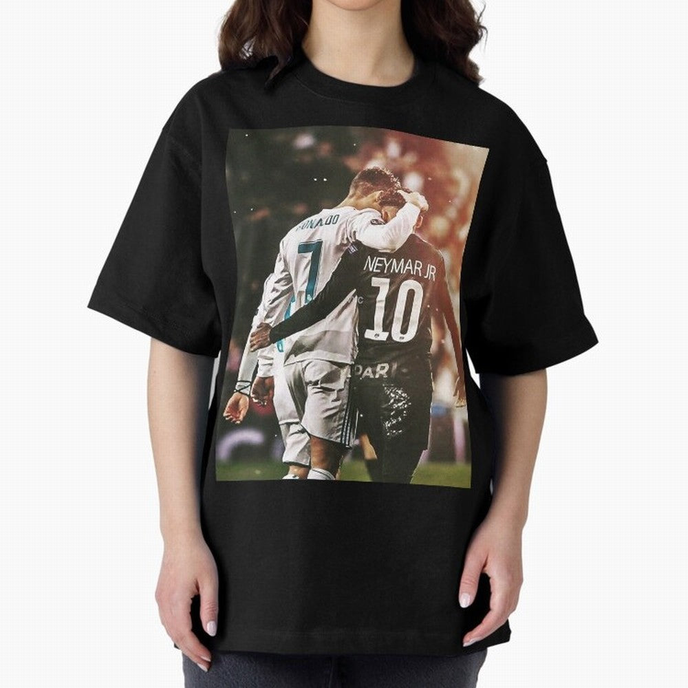 CR7 N Neymar Essential T-Shirt Show Match Day Excitement for FIFA World Cup 2026 Group Stage Spirit, Made for France and Portugal, Messi, Stadium Chants, National Pride, Trophy Dreams and Unforgettable Football Memories; Ideal for Football Dads,