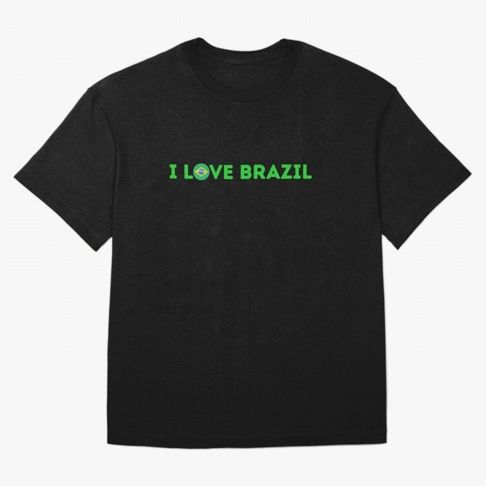 Art I love Brazil Classic T-Shirt Make Game Day About FIFA World Cup 2026 Spirit, Connected to Argentina and Brazil, Messi, Champion Mindset, Group Stage Buzz, Knockout Tension and Passionate Fan Culture; Ideal for Football Dads, Football Moms,