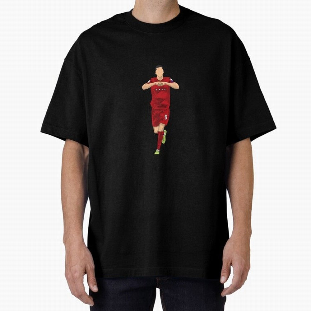 Celebration Oversized T-Shirt Spotlight the FIFA World Cup 2026 USA Canada Mexico Journey through Haaland Highlights, Spain Pride, Global Supporter Spirit, Legendary Goals, National Colors and Tournament Celebration; Perfect for Supporters Who Want
