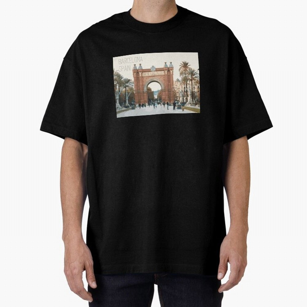 Barcelona Print Classic T-Shirt Represent the Passion of FIFA World Cup 2026 Group Stage Celebrating Neymar, Haaland and Cristiano Ronaldo, England, France and Netherlands Energy, Match Day Excitement, Supporter Culture, Golden Goals and Global