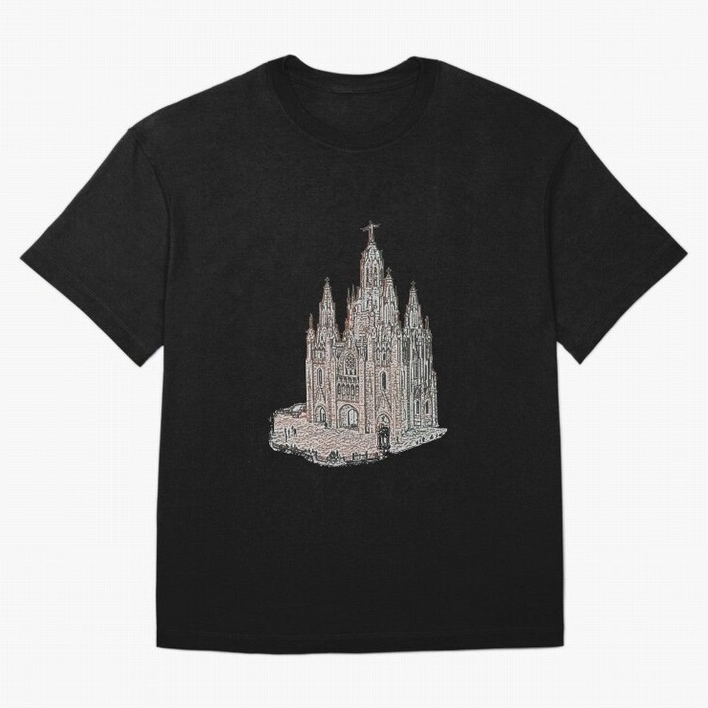 barcelona ,Sagrada Fam¨ªlia church Classic T-Shirt Stand with FIFA World Cup 2026 Group Stage Made for Messi, Neymar and Mbappe, France Energy, Classic Soccer Heritage, Championship Pressure, Fan Loyalty and International Pride; Ideal for Fans Who