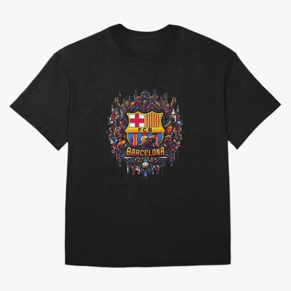 Barcelona - the temple of soccer Oversized T-Shirt Celebrate Every Goal in FIFA World Cup 2026 Capturing Mbappe, Portugal, Spain and Germany Energy, Soccer Culture, Superstar Moments, National Team Dreams and Competitive Fire; Perfect for People