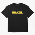 Brazil, yellow 3d sign Classic T-Shirt Bring Match Day Fire to Global Football Passion for FIFA World Cup 2026 Group Stage, Celebrating CR7, Argentina and Brazil, Supporter Pride, Iconic Celebrations, Legendary Names and Global Match Day Energy;