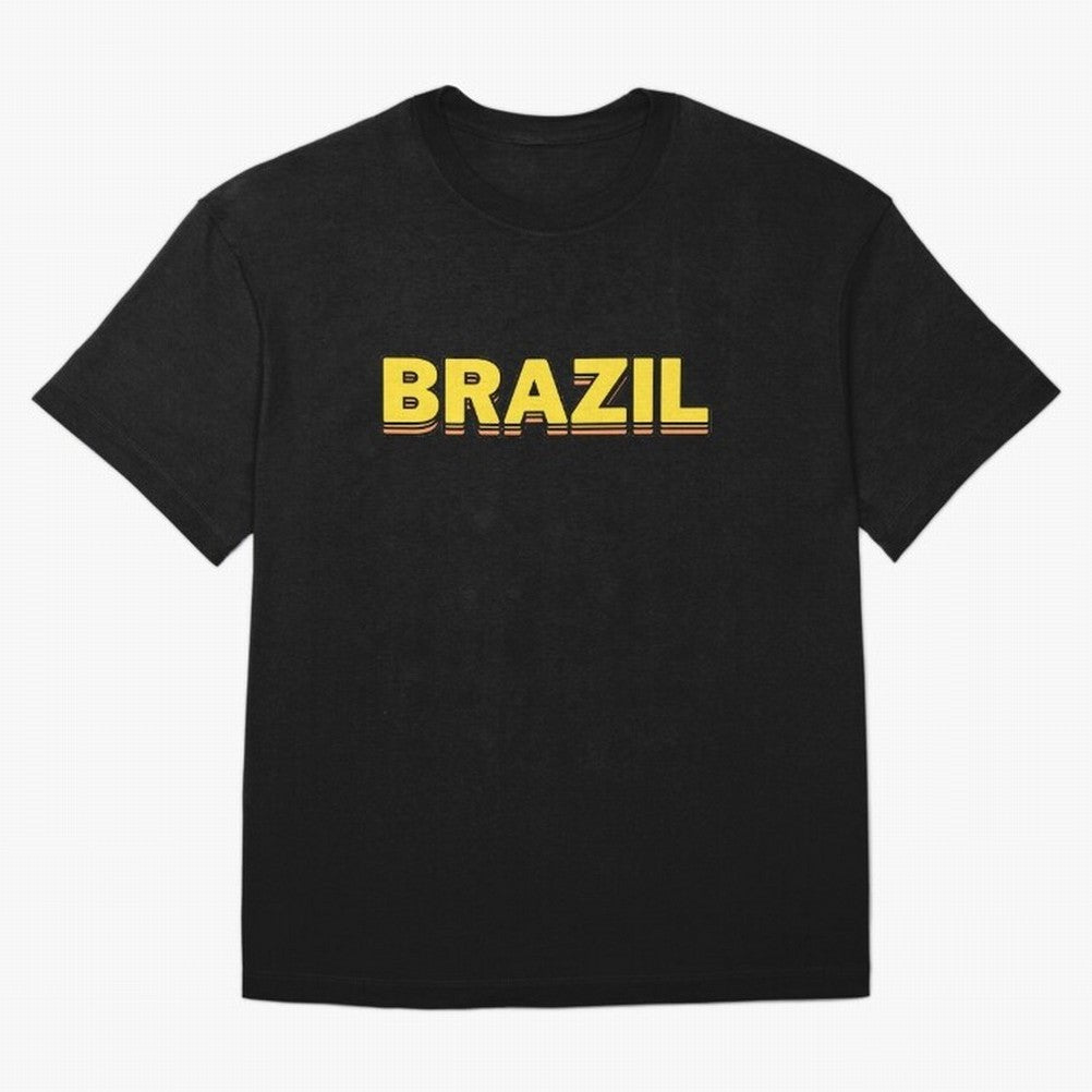 Brazil, yellow 3d sign Classic T-Shirt Bring Match Day Fire to Global Football Passion for FIFA World Cup 2026 Group Stage, Celebrating CR7, Argentina and Brazil, Supporter Pride, Iconic Celebrations, Legendary Names and Global Match Day Energy;